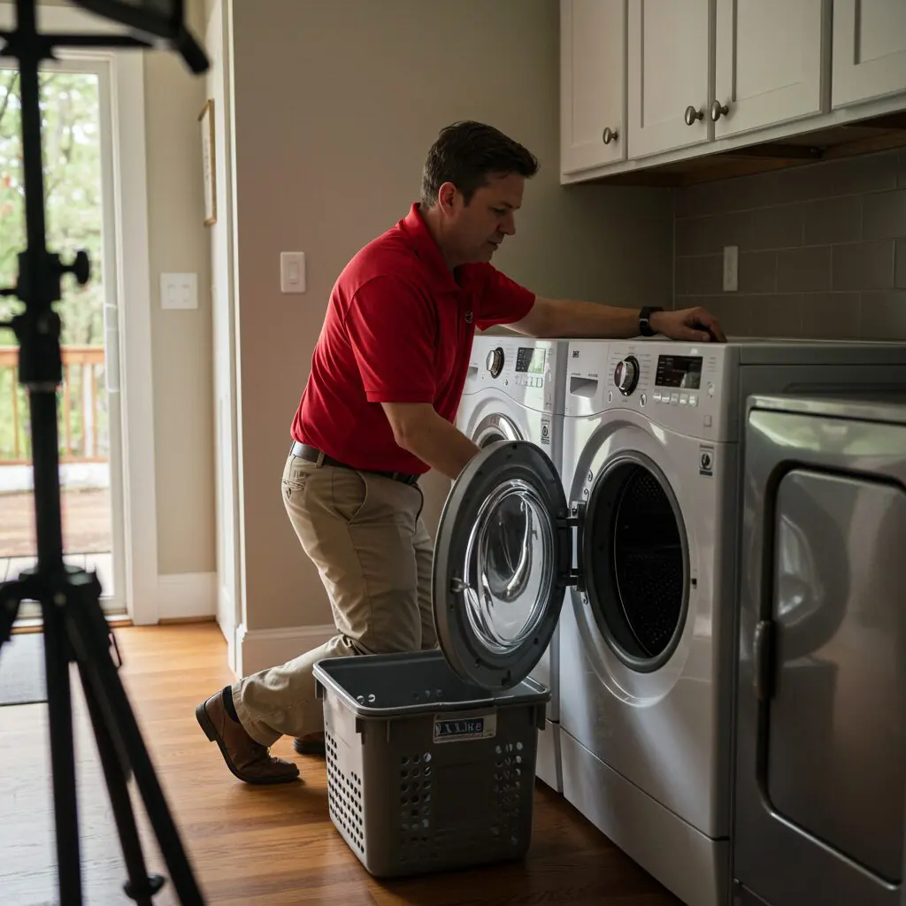 Washer and dryer installation service